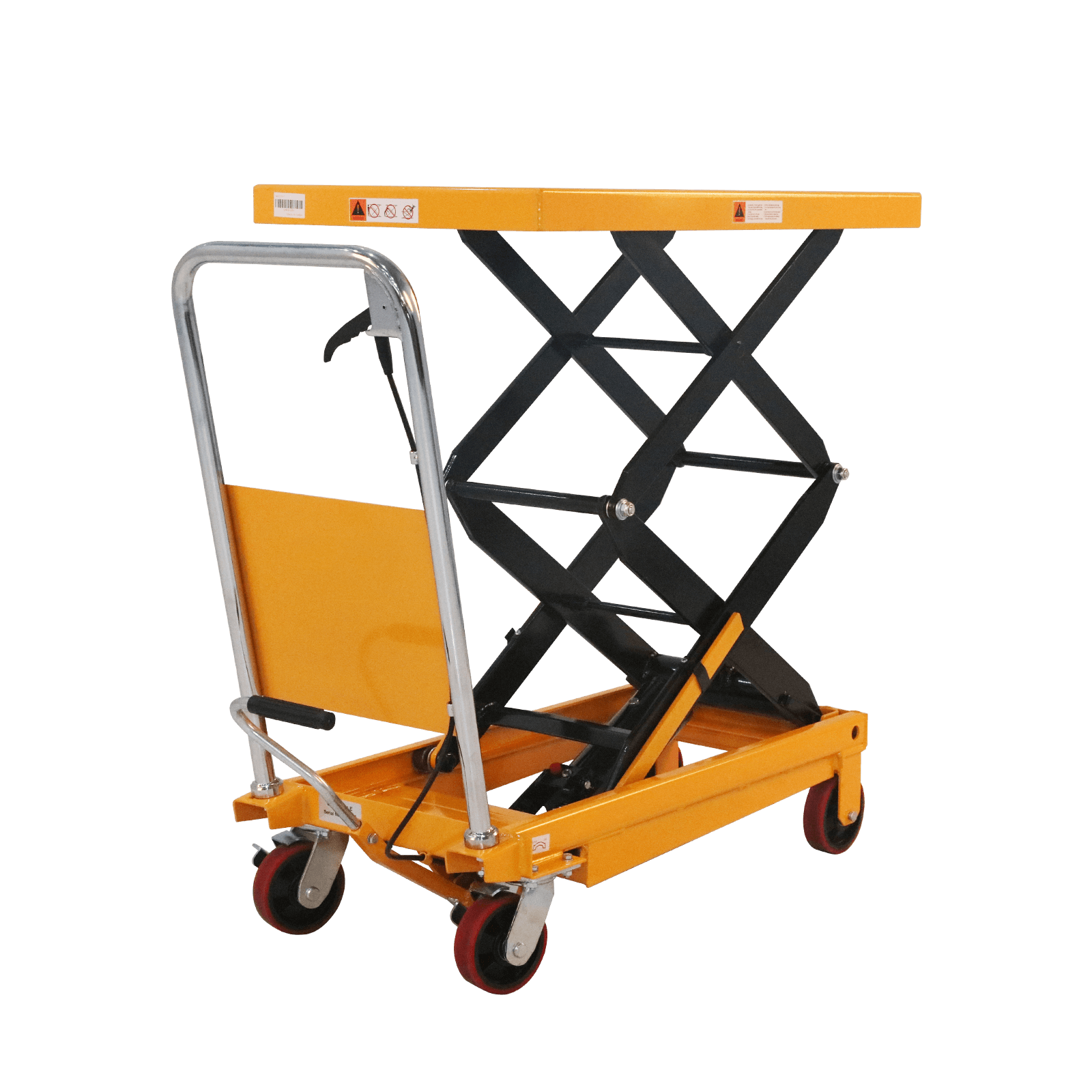 Double Scissors Lift Table Cart Platform 770 lbs Cap. 51" Lifting Canada